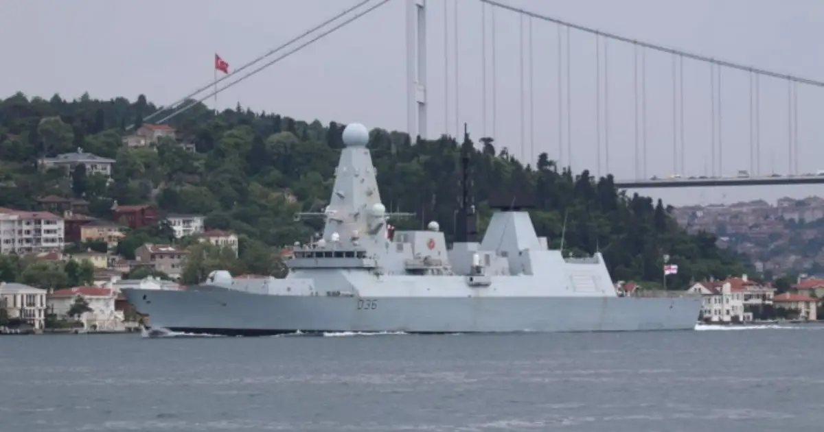 Russia fires warning shots as British Destoyer in Black Sea; UK denies
